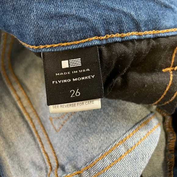 Flying monkey low rise skinny blue jeans - Picture 7 of 7